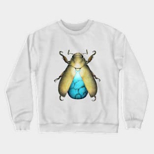 Turquoise Beetle Crewneck Sweatshirt
